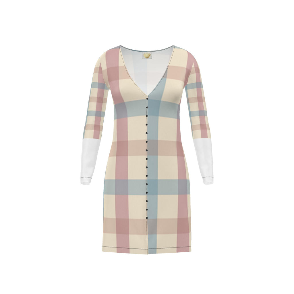 7 15 4™ Designer Button Dress