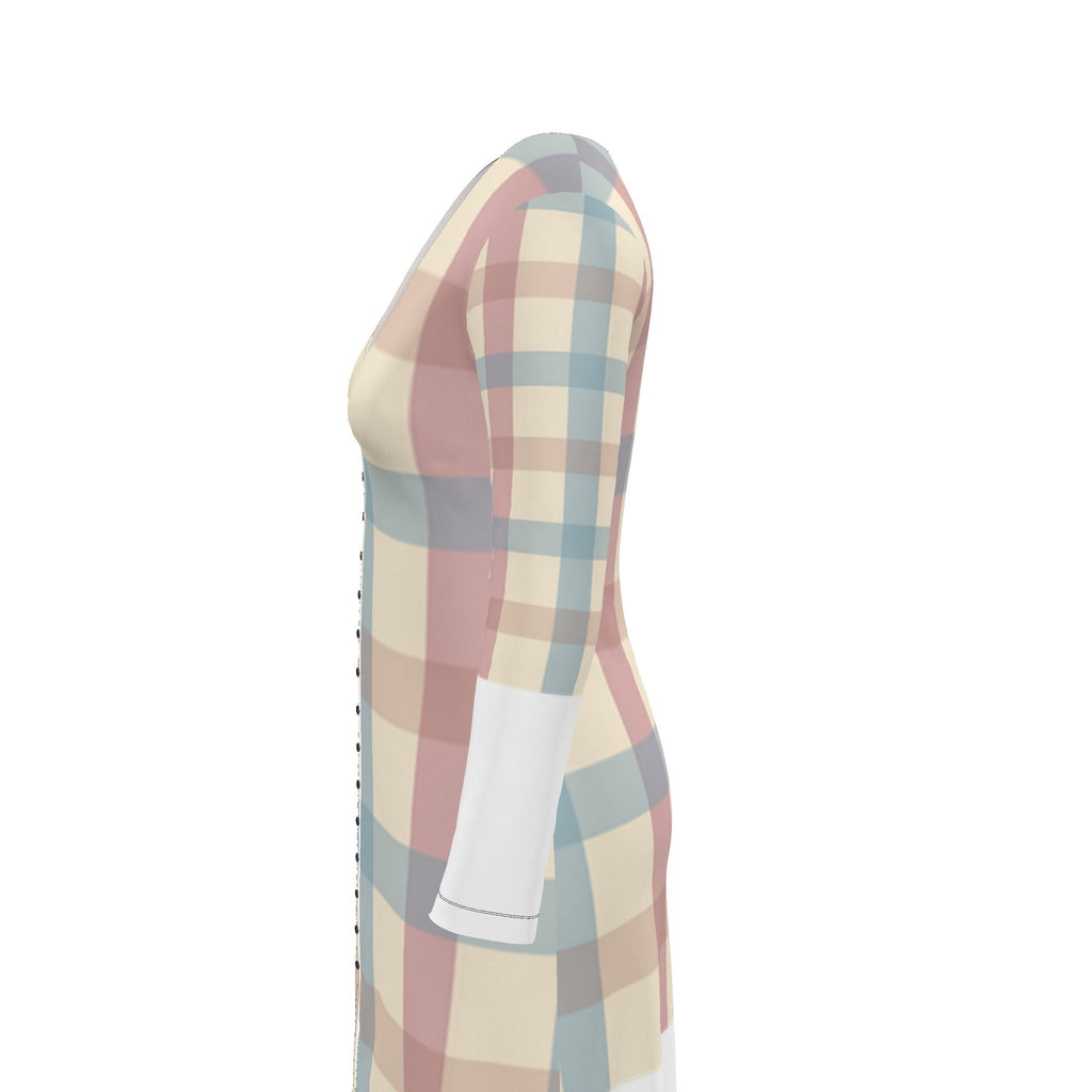 7 15 4™ Designer Button Dress