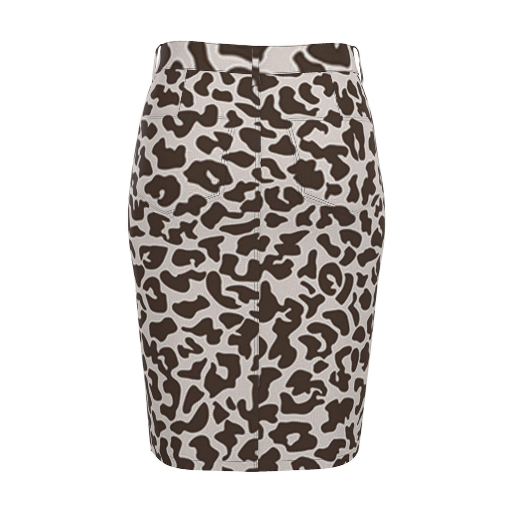 7 15 4™ Designer Denim Midi Skirt