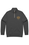 MENS STENCIL HALF ZIP