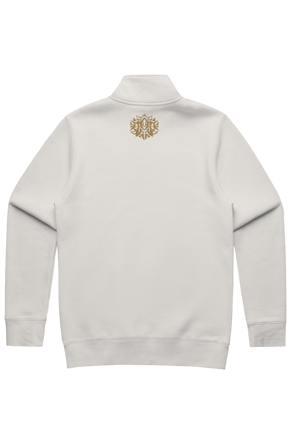 MENS STENCIL HALF ZIP